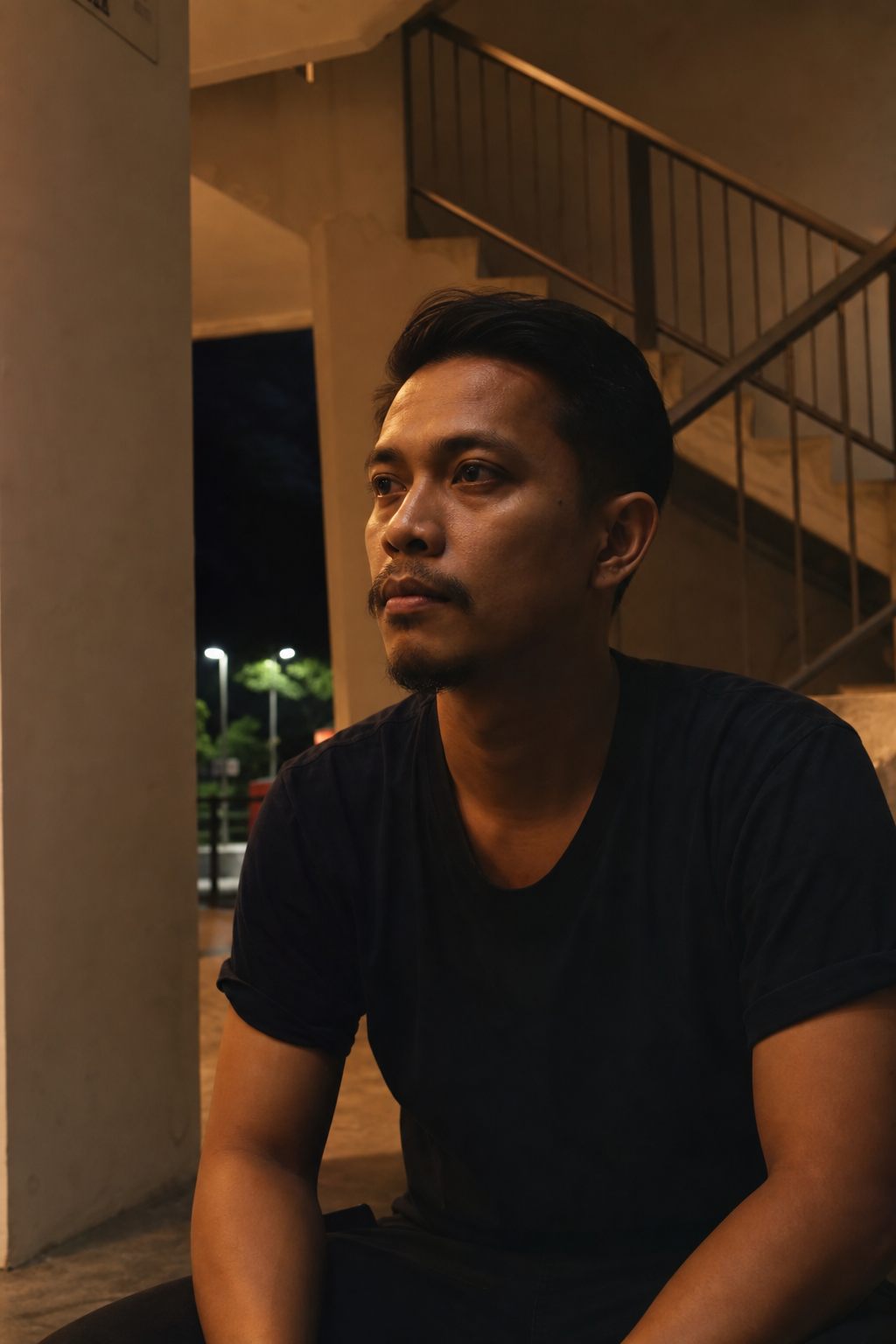 Lex — author of RoadNotes, photographed near Chin Swee Road at evening